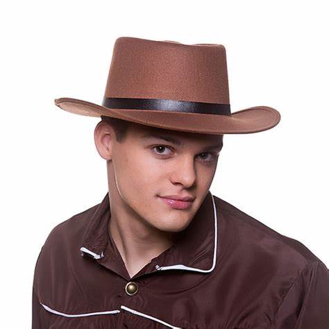 GUnslinger cowboyhatt brun