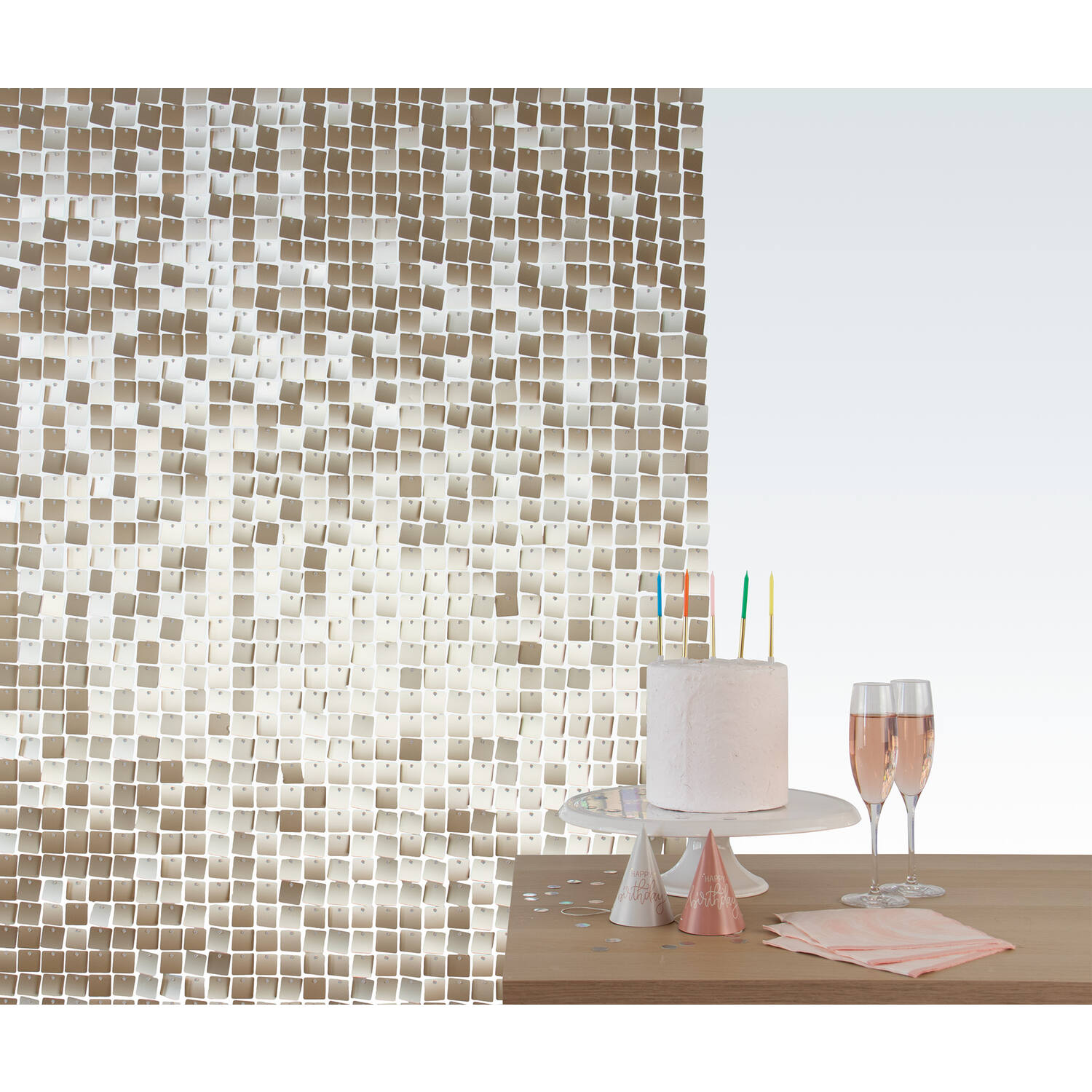 Shimmer panel wall matte gold 90x120 cm