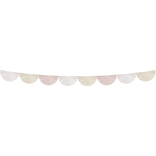 Papir girlander playful powder 4m
