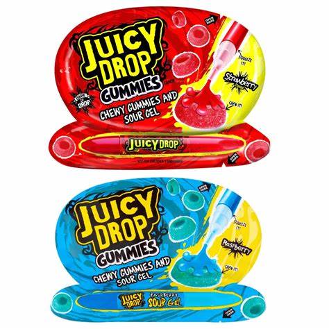 Juicy drop gummies & sour gel