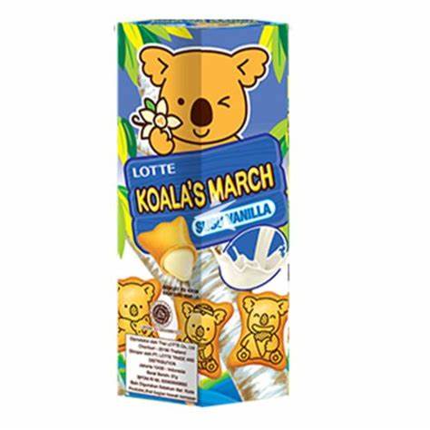 Lotte koalas march vanilla milk biscuit 37g