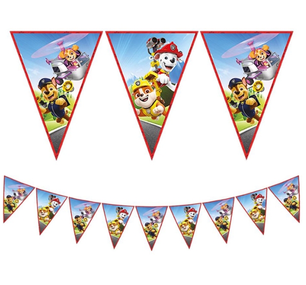 Paw patrol rescue heroes flaggbanner 2,3m