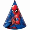 Spiderman bursdagshatter 6pk
