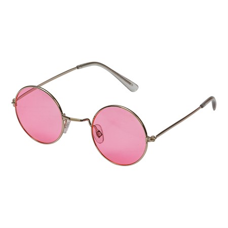 Hippiebriller rosa
