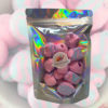 Freeze dried candy cotton candy salt water taffy