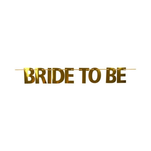 Bokstavbanner BRIDE TO BE 2m