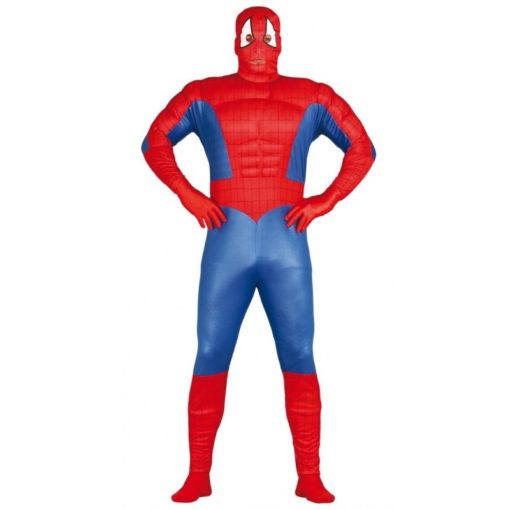 Spidermankostyme muscular spider hero M