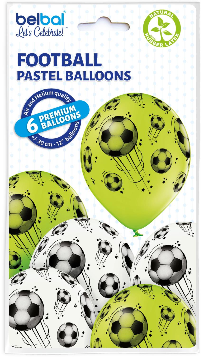 Football duo ballonger 6 pk Ø 30 cm