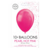 Pearl hot pink ballonger 10pk