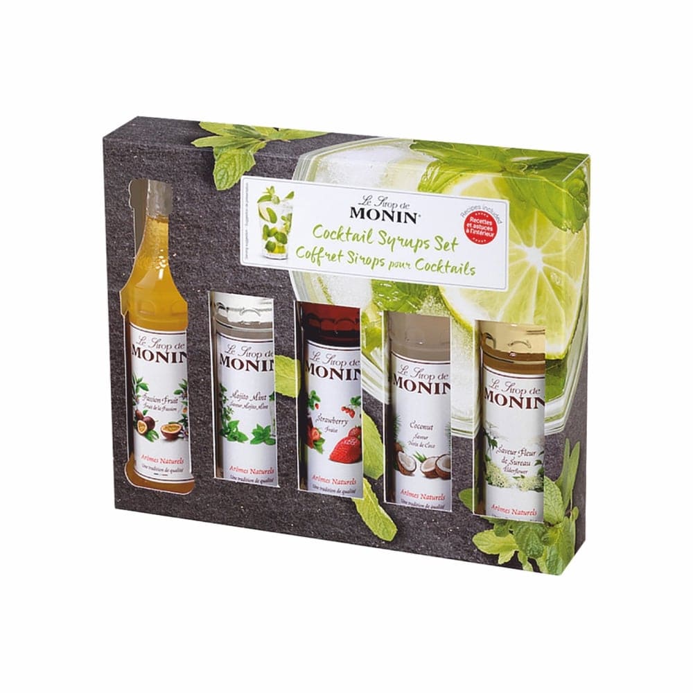 Monin cocktail syrup set 5stk