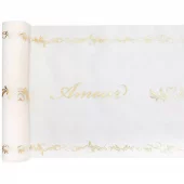 Bordløper Amour kremhvit 5 meter