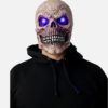 Skeleton mask with light up eyes