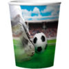 Fotball 3D kopper i hardplast 4pk