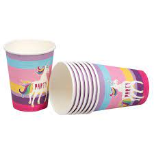 Unicorn pappkopper 8pk