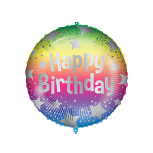 "Rain Happy Birthday" Balloon 46 cm