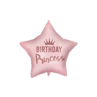 Birthday Princess Pink Foil Balloon 46 cm