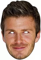 Pappmaske David Beckham