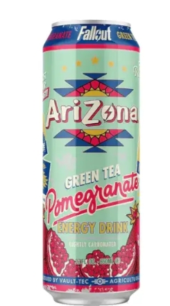 ARIZONA X FALLOUT POMEGRANATE GREEN TEA ENERGY DRINK 650ml