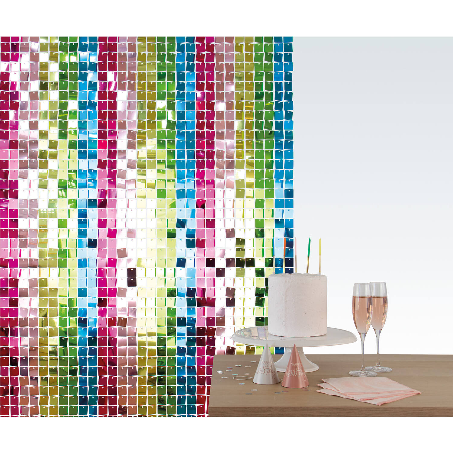 Shimmer panel wall multi color 90x120cm