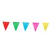Papir flaggbanner multicolor 10 meter