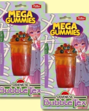 Mega gummies japanese bubble tea