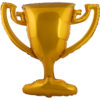 Folieballong champion pokal 84x78cm