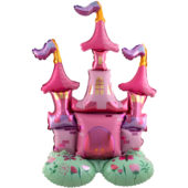 Stående folieballong prinsesseslott 91 cm