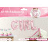 Ballong-ord GIRL rosa H36cm
