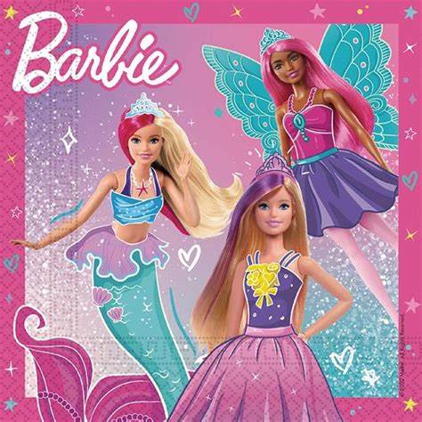 Barbie fantasy servietter 20pk