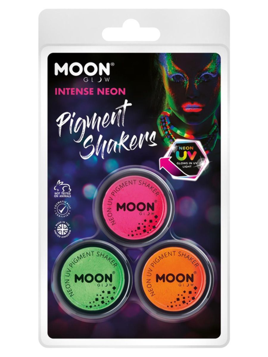Neon UV pigment shakers 3pk