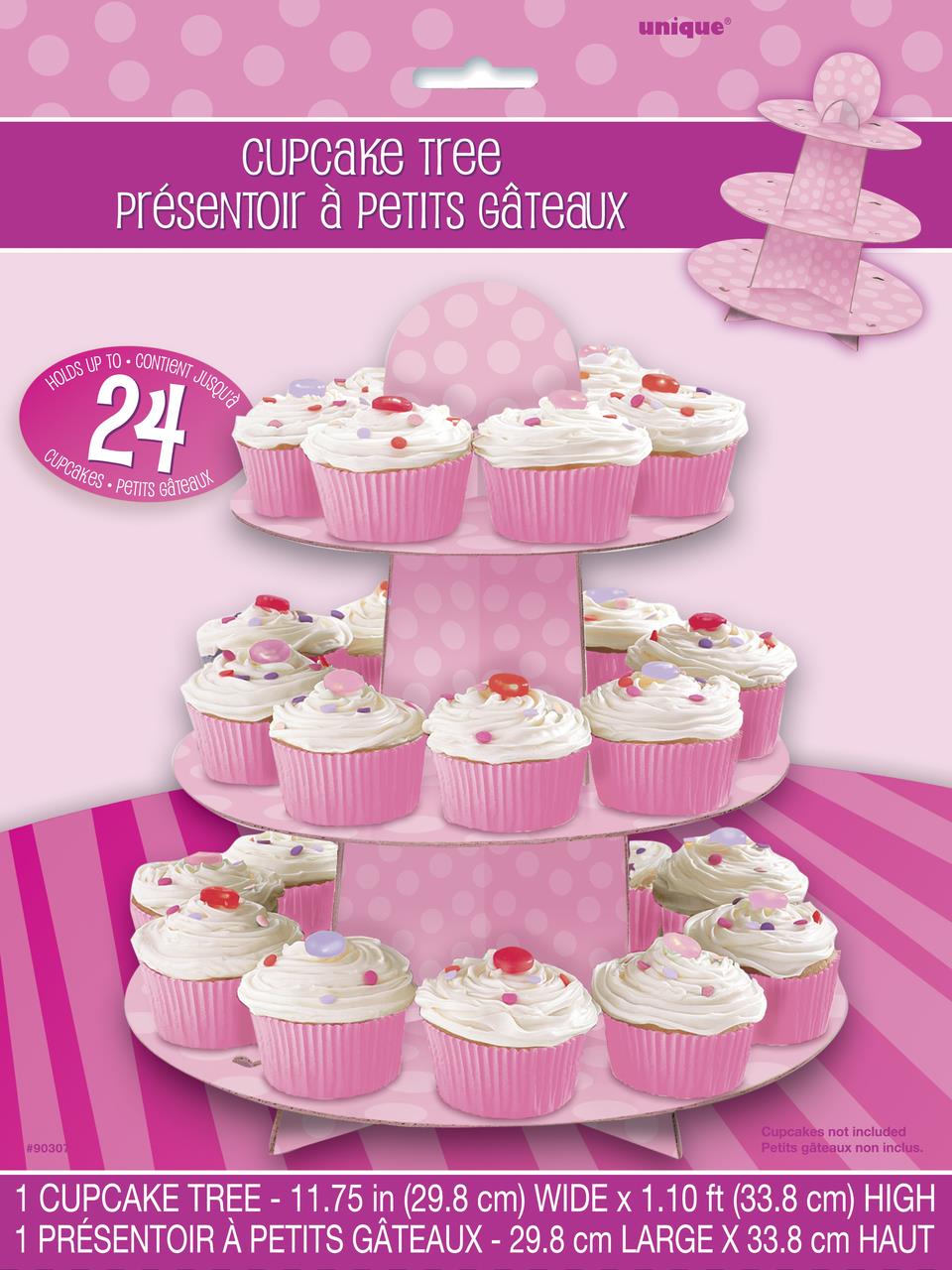 Cupcake stand rosa