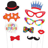 Photo props birthday 10pk