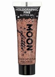 Moon holographic fine glittergele rosegold