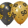 50 år Golden celebrations ballonger 6pk