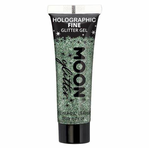 Moon holographic fine glittergele grønn