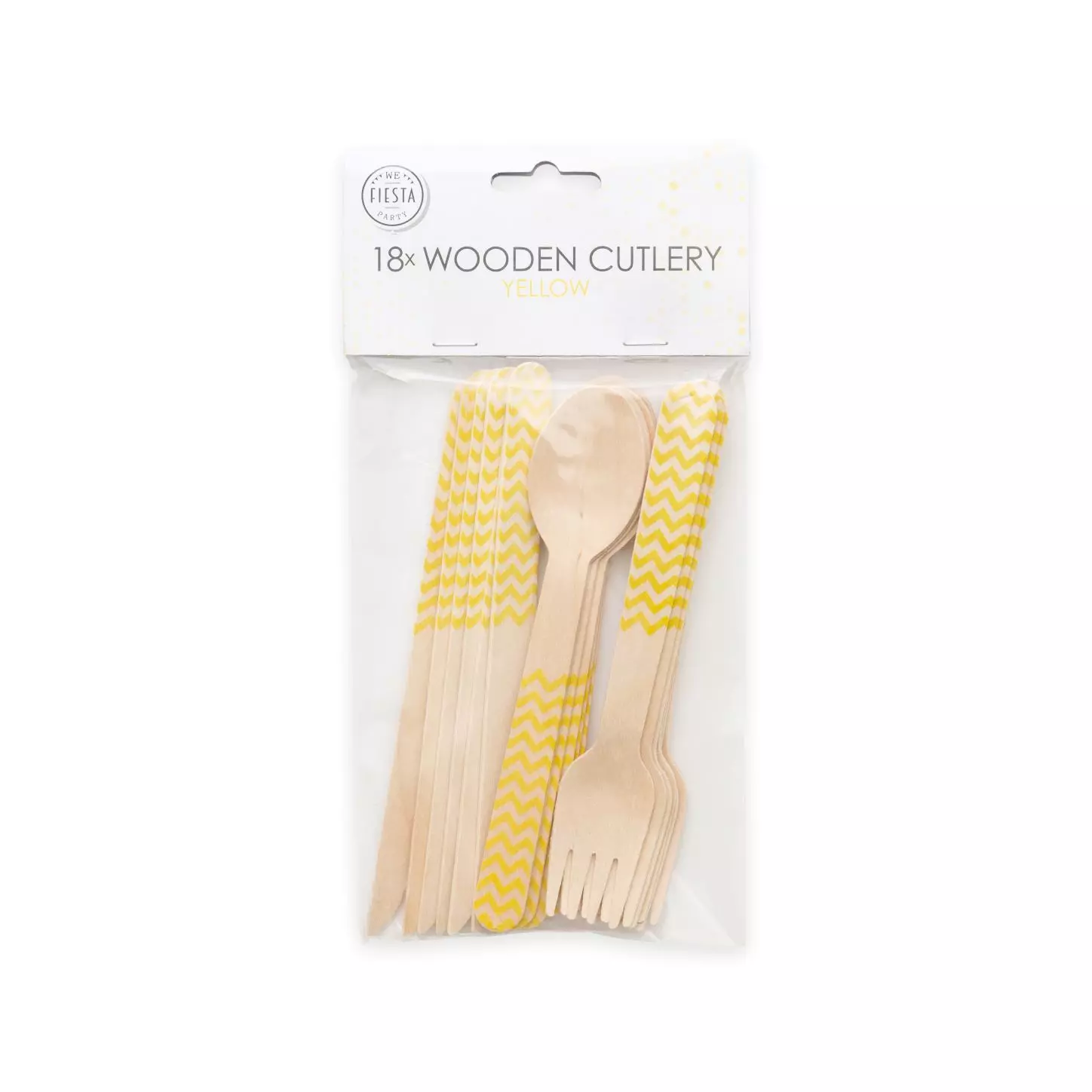 Gult Bestikksett i tre 18 deler