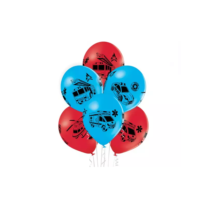 Ballonger utrykningskjøretøy 6pk