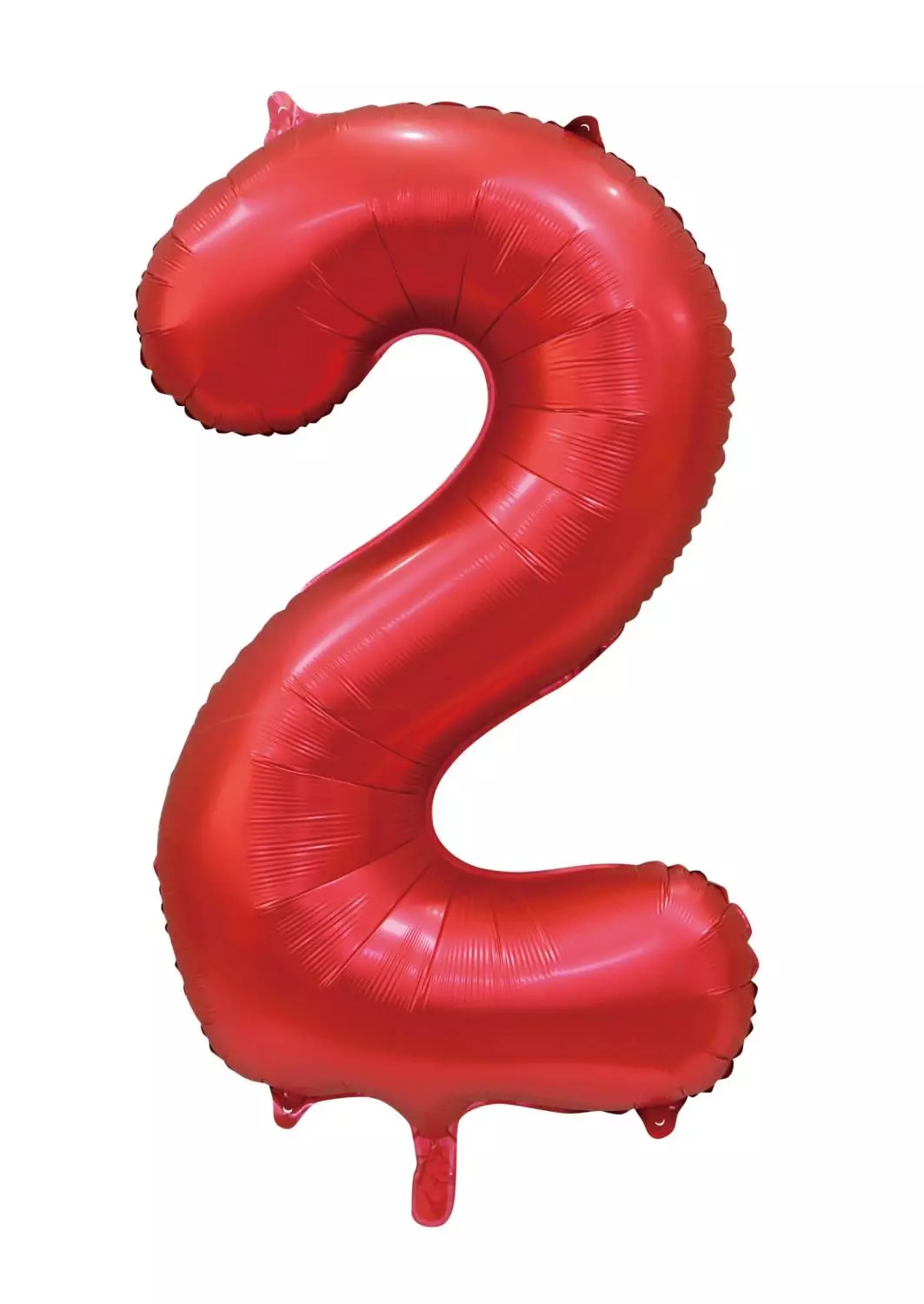 Tallballong 2 satin rød 86cm