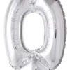 Tallballong 0- sølv 41 cm