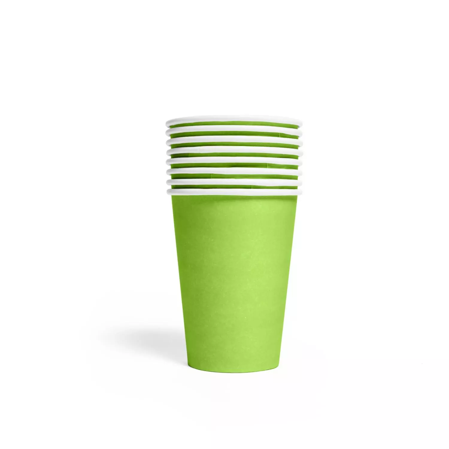 Pappkopper limegrønn 8pk