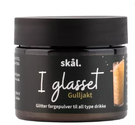 Glitterfarge i glasset Gulljakt