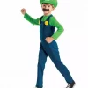 Luigi super mario kostyme 3-4 år