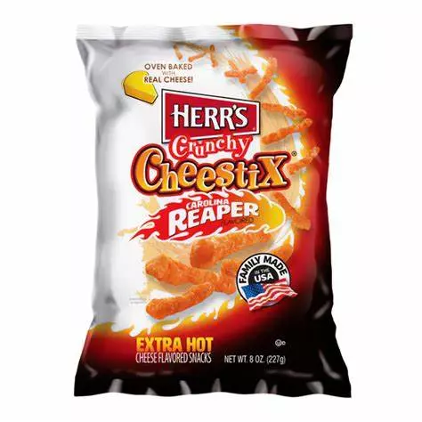 Herr's Carolina reaper crunchy cheestick 227g