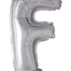 Bokstavballong- F sølv 41 cm
