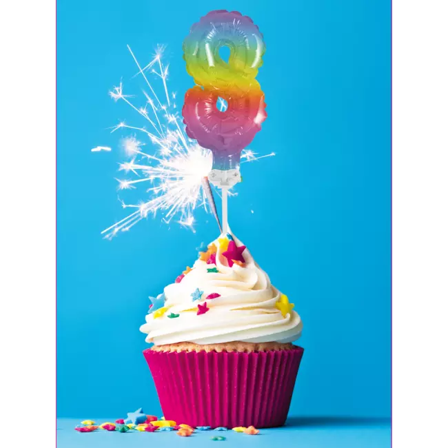 Kakeballong 8 rainbow