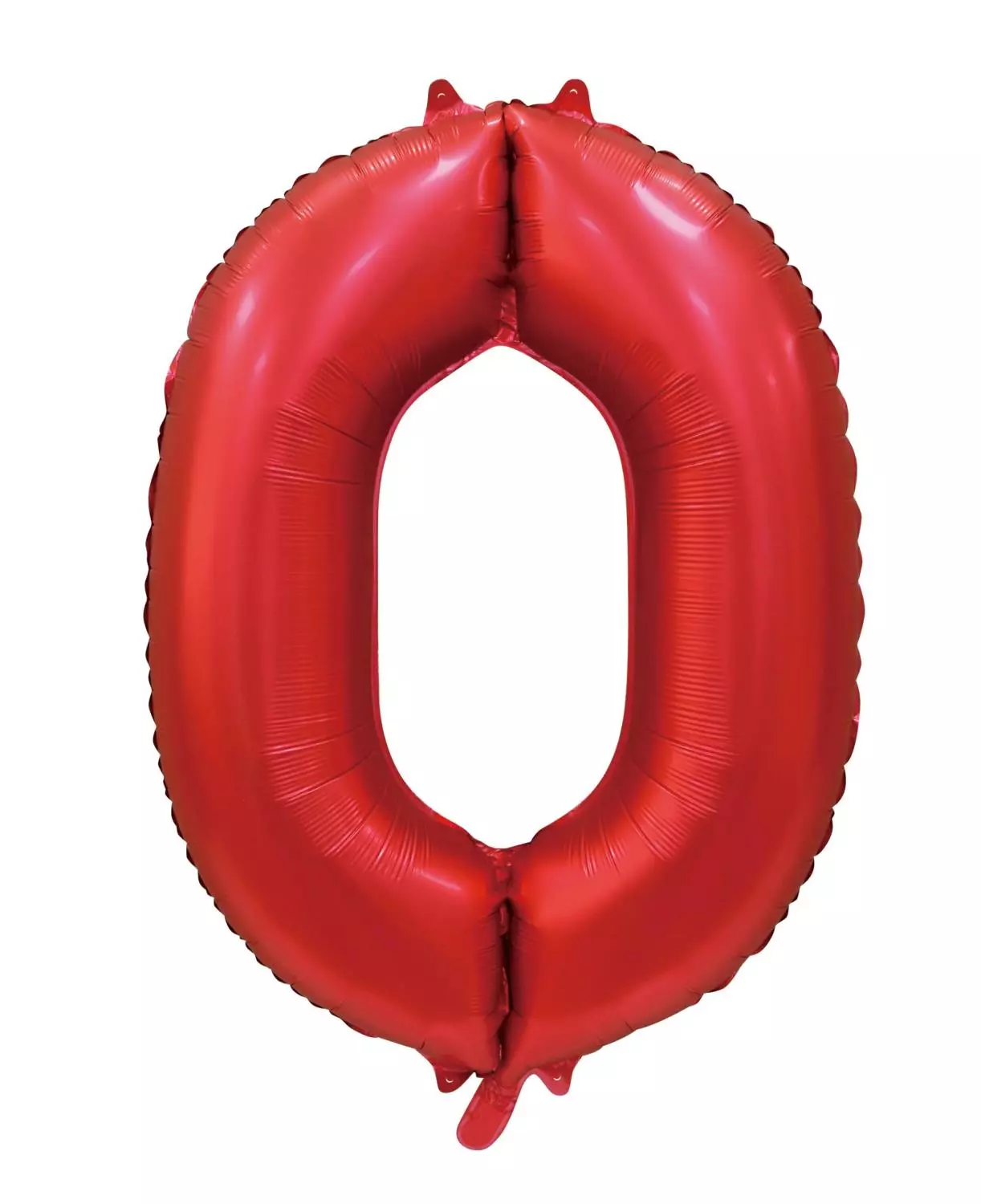 Tallballong 0 satin rød 86cm
