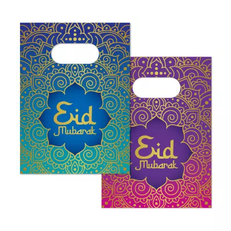 Eid mubarak treat bags 4pk