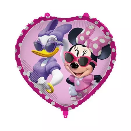 Minnie junior heart folieballong 46cm