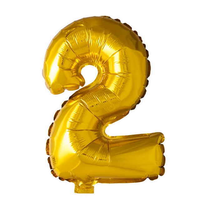 Tallballong 2- gull 41 cm