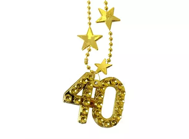 Halskjede Gull 40 år